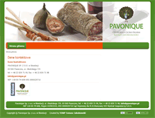 Tablet Screenshot of pavonique.pl